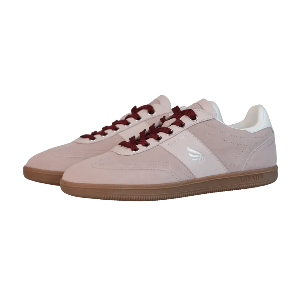 Gisada 17003 sneakers semskinn rosa memory foam