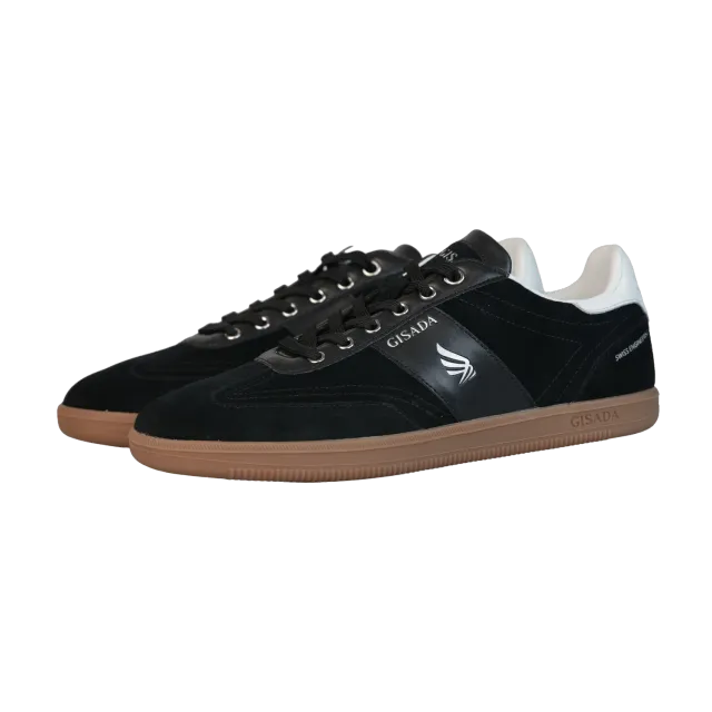 Gisada 17003 V05 sneaker svart semsket skinn