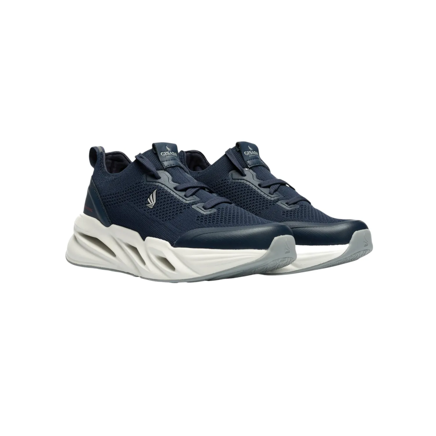 Gisada Knit Runner High sneakers navy mesh