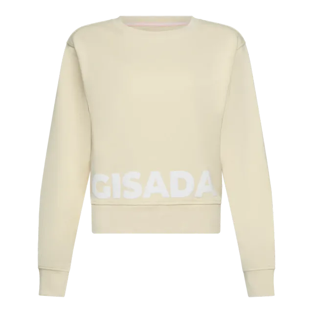 Gisada Crop Fit Sweatshirt genser beige