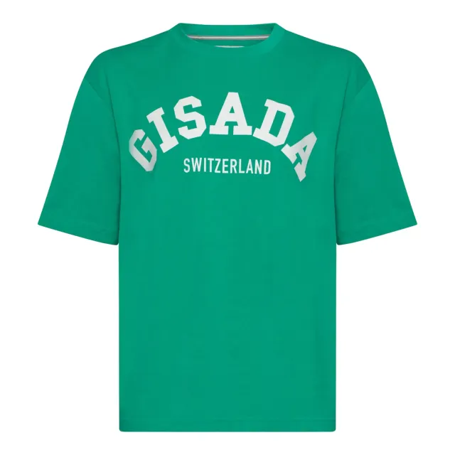 Gisada Chicago 1006 T-skjorte Emerald Green oversized
