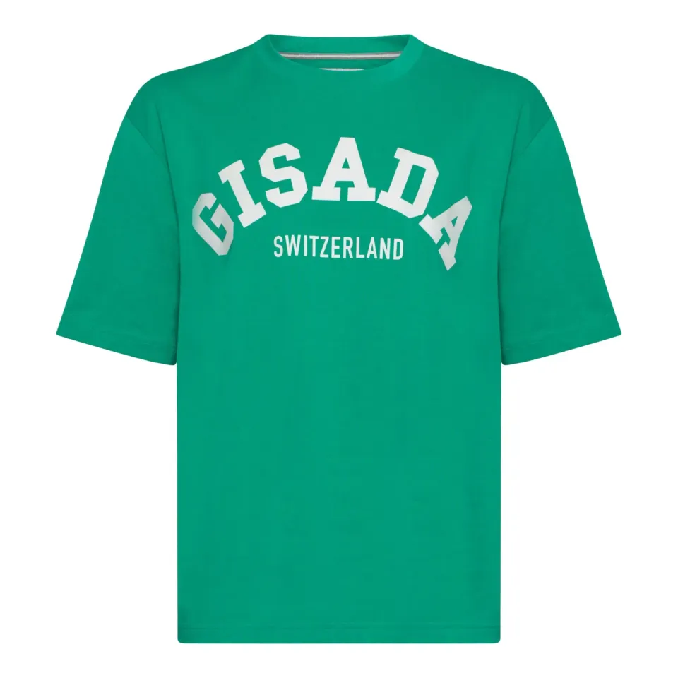 Gisada Chicago 1006 T-skjorte Emerald Green oversized