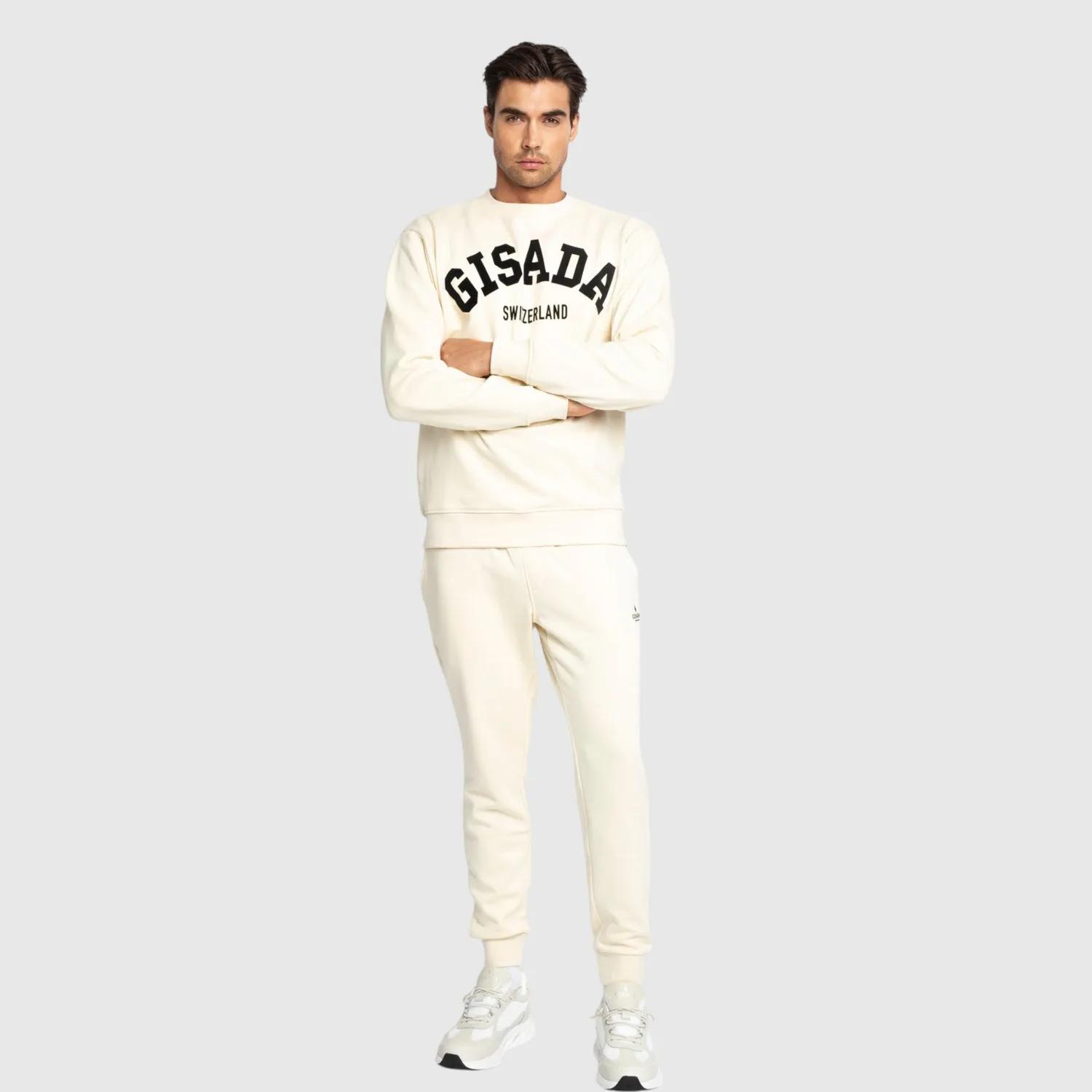 Gisada Rio 3001 sweatshirt beige bomull
