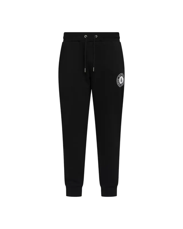 Gisada Melbourne 4000 joggebukse svart flock-print