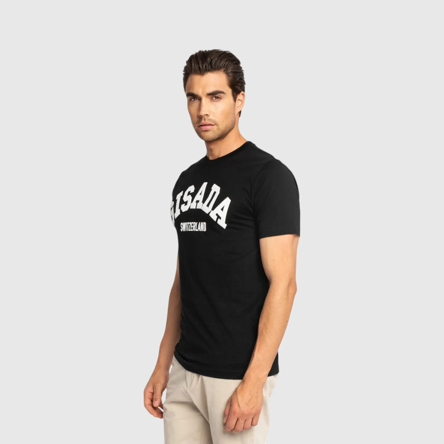 Gisada 1006 T-skjorte svart oversized herre