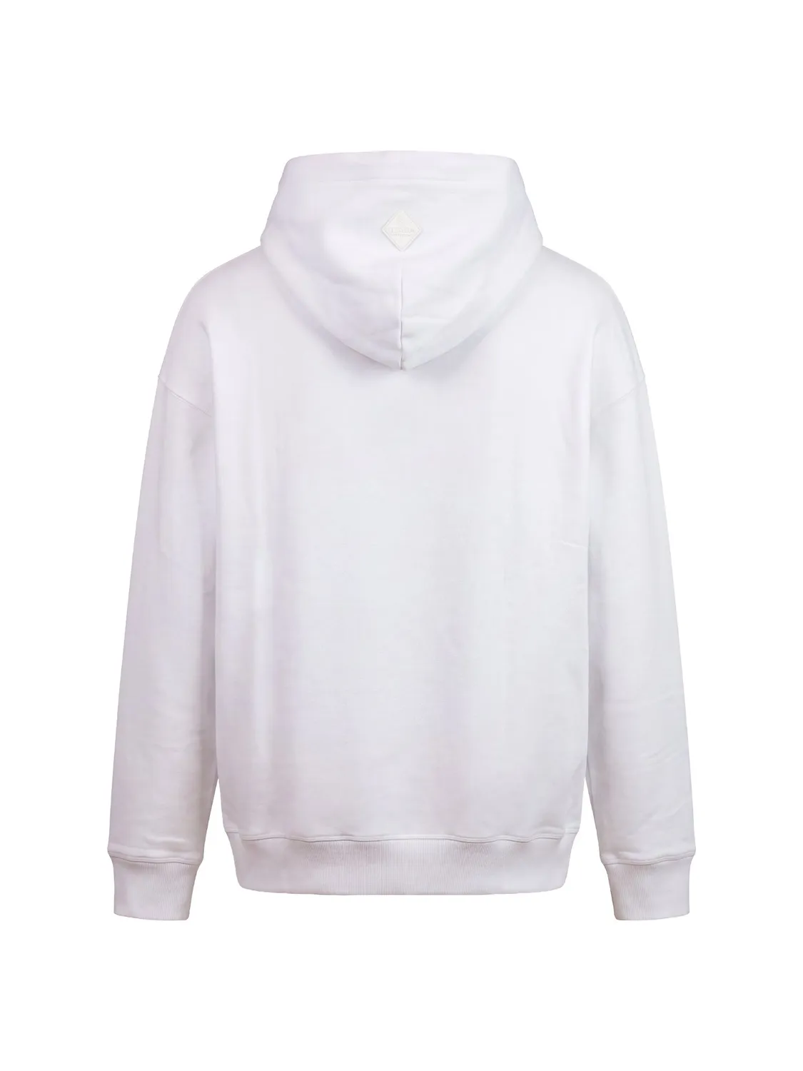 Gisada Hoodie hettegenser bomull White Dubai-trykk