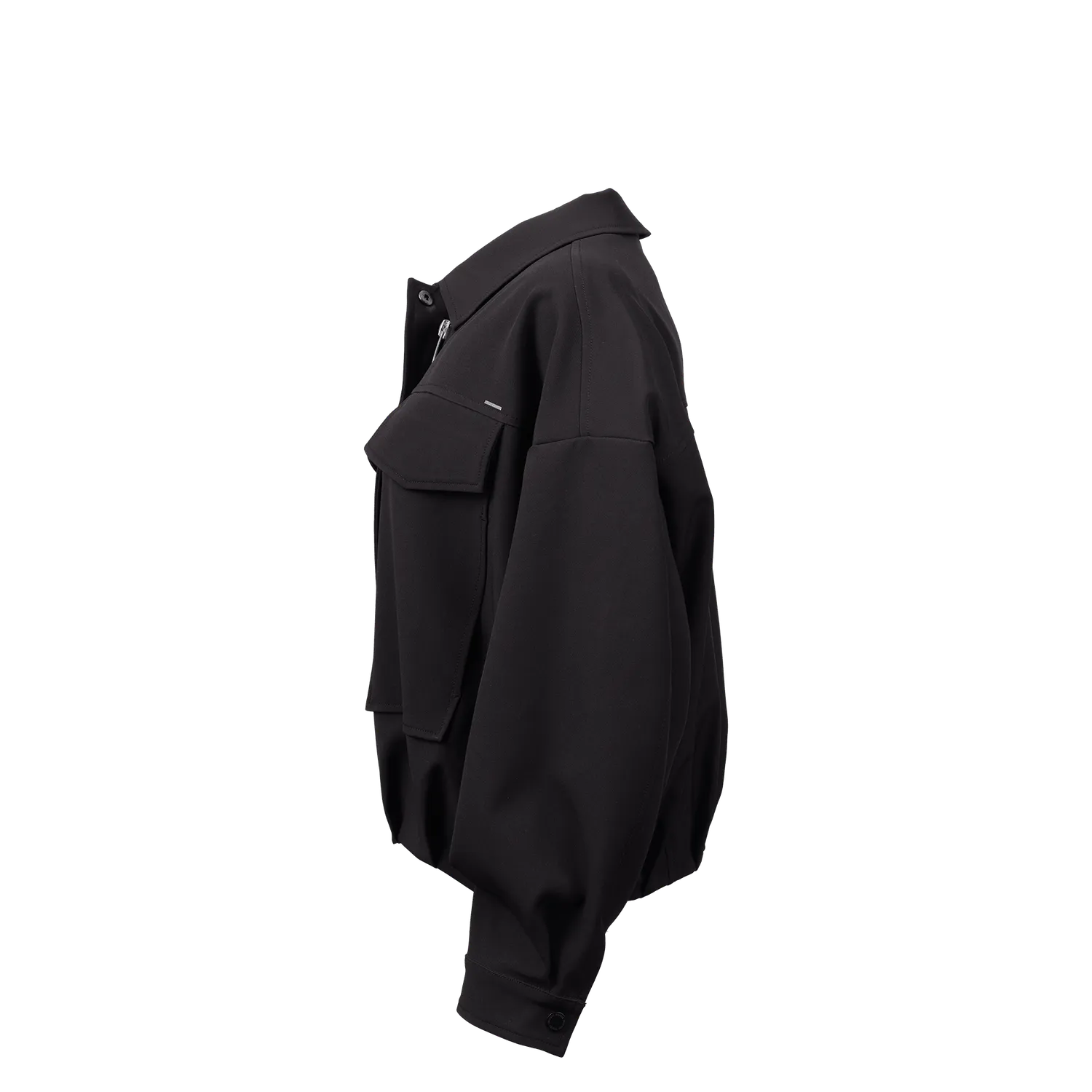 Gisada Overshirt jakke svart dame lommer