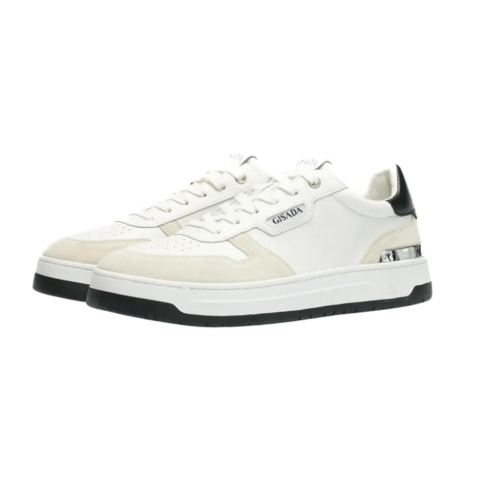 Gisada LA 17001 sneakers Hvit/Svart skinn