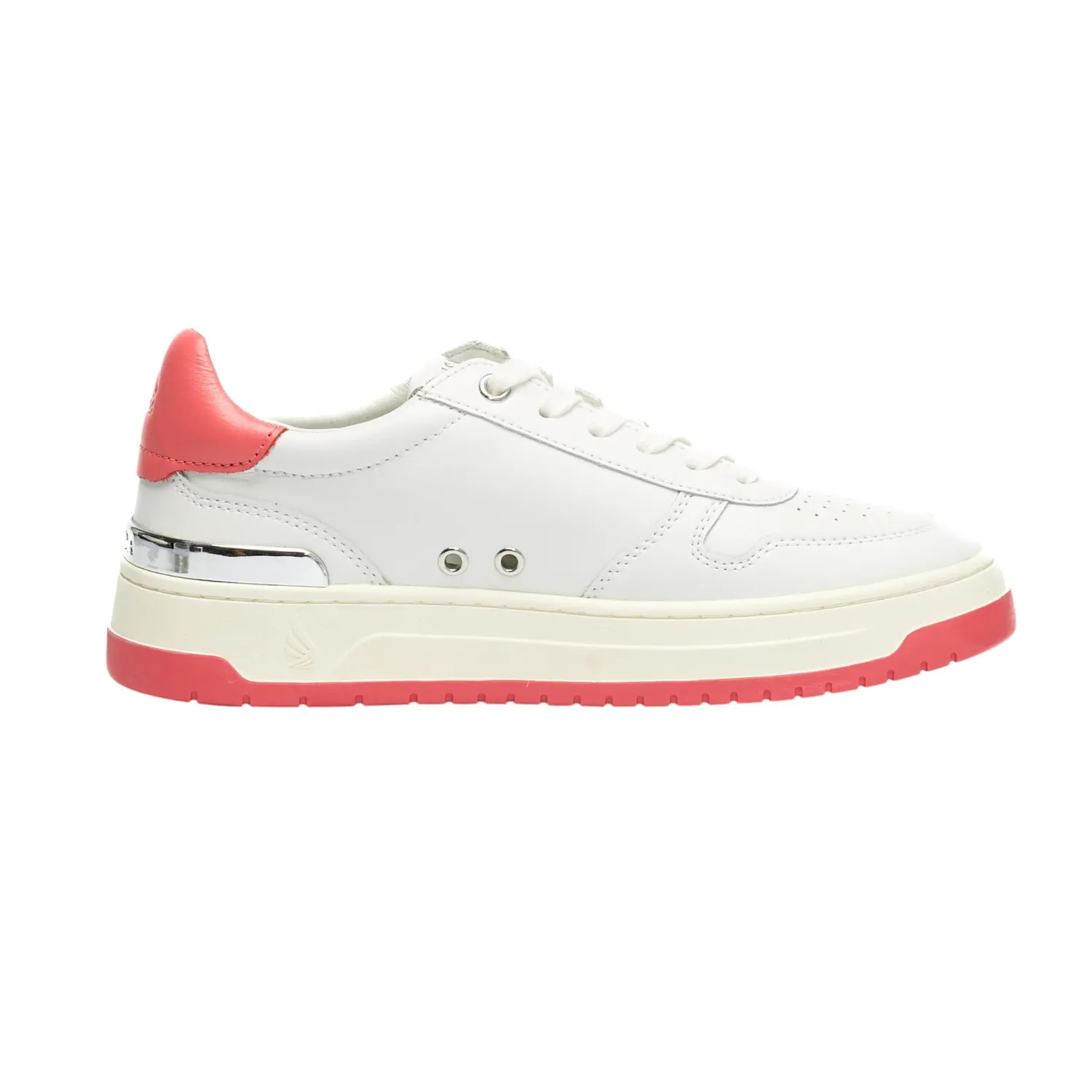 Gisada 17001 sneakers hvit korall skinn low-top dame