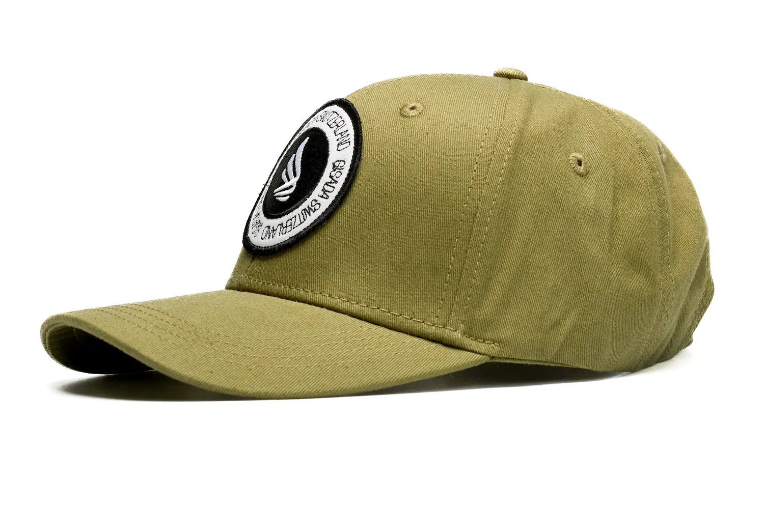 Gisada 8001 caps dark olive bomullstwill