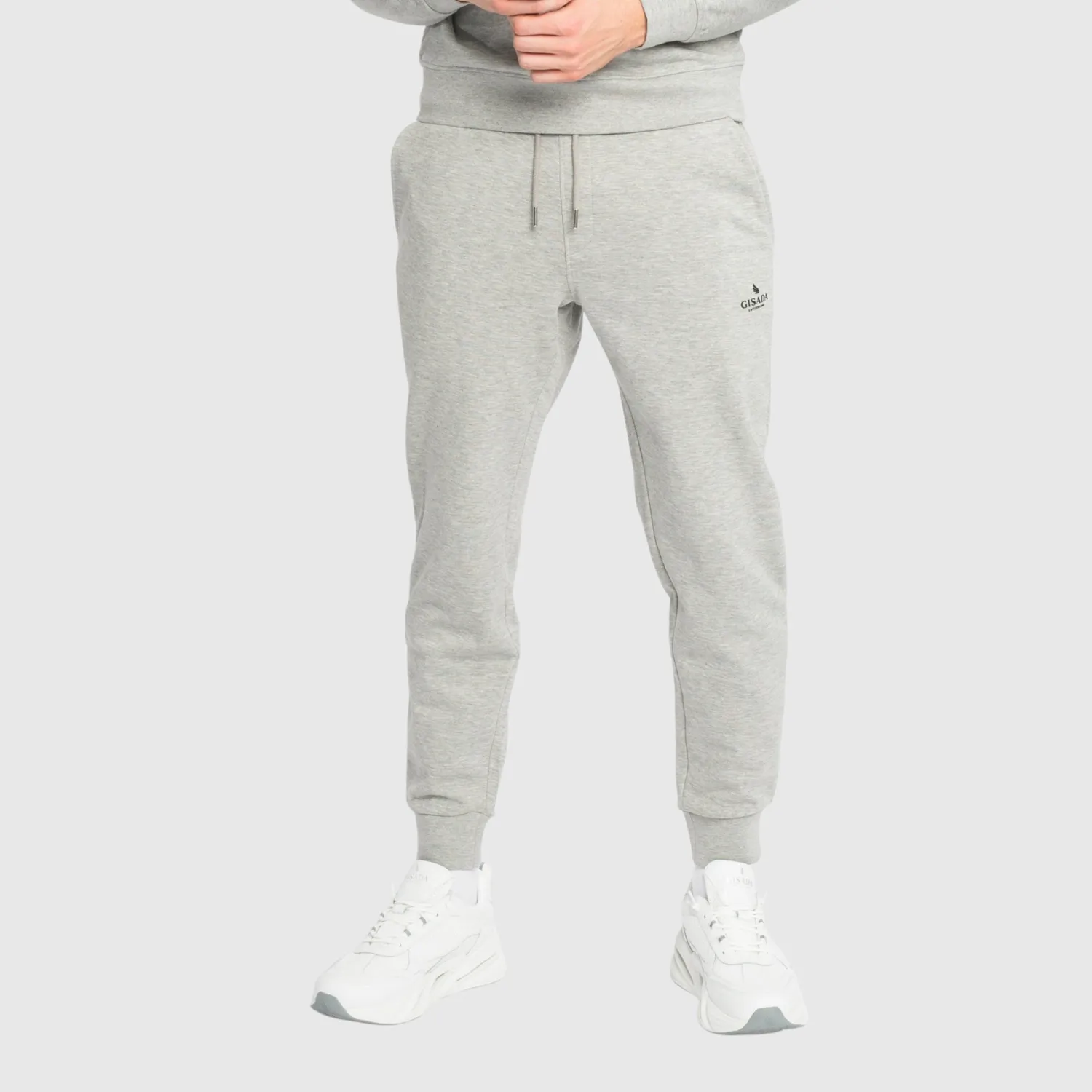 Gisada Melbourne 4001 joggebukse grå bomull
