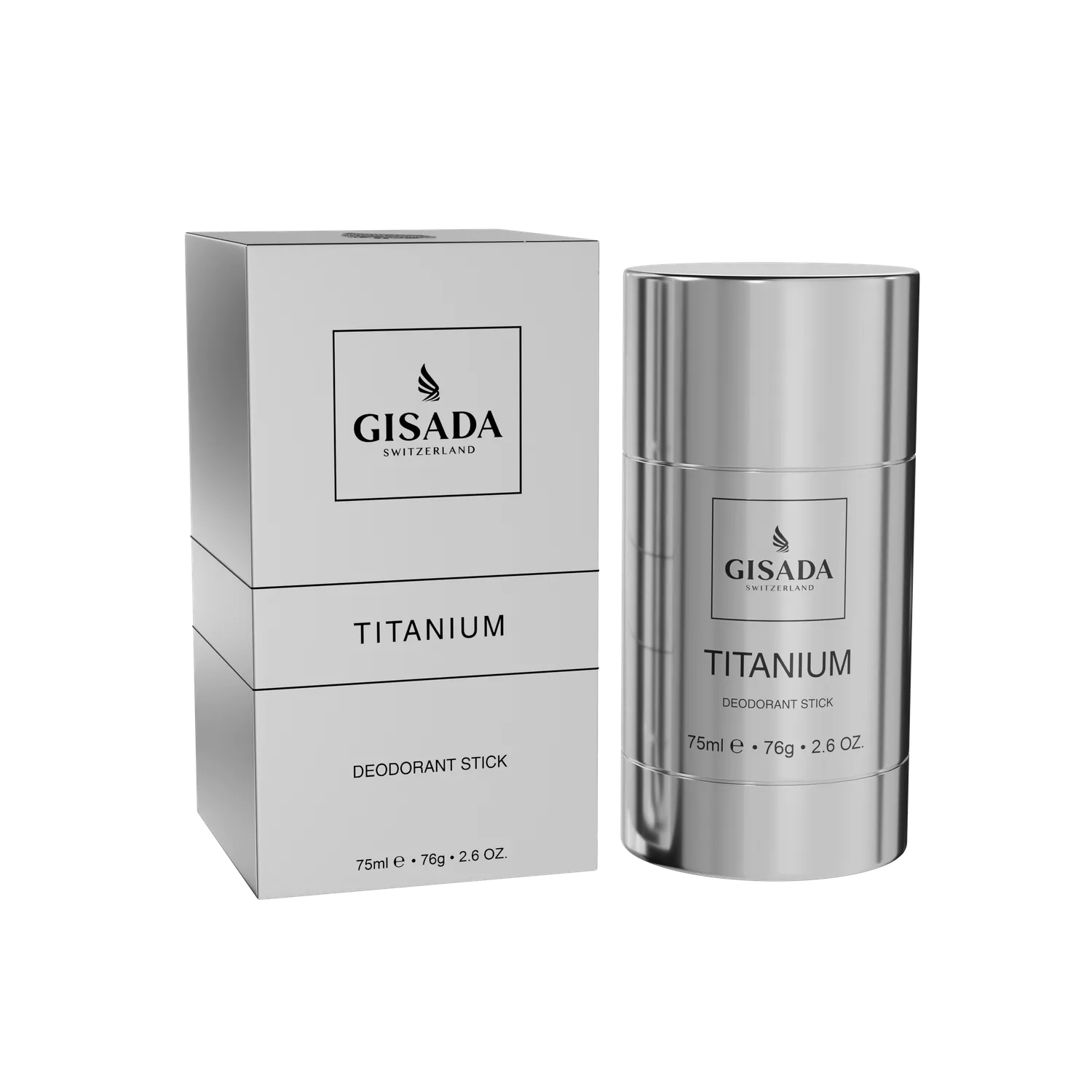 Gisada Titanium deodorant stick krydret treaktig