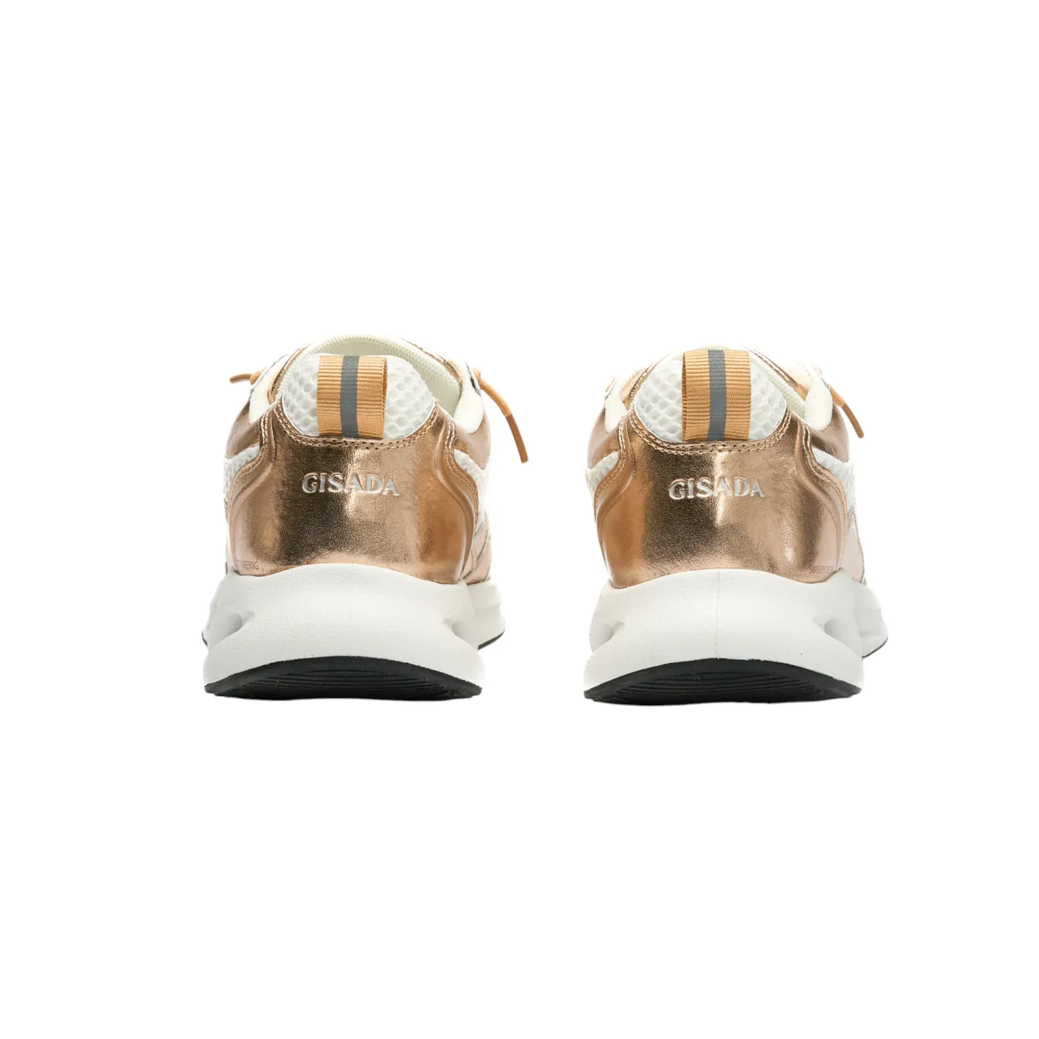 Gisada 16001 Runner Bicolor sneakers gold rose lær