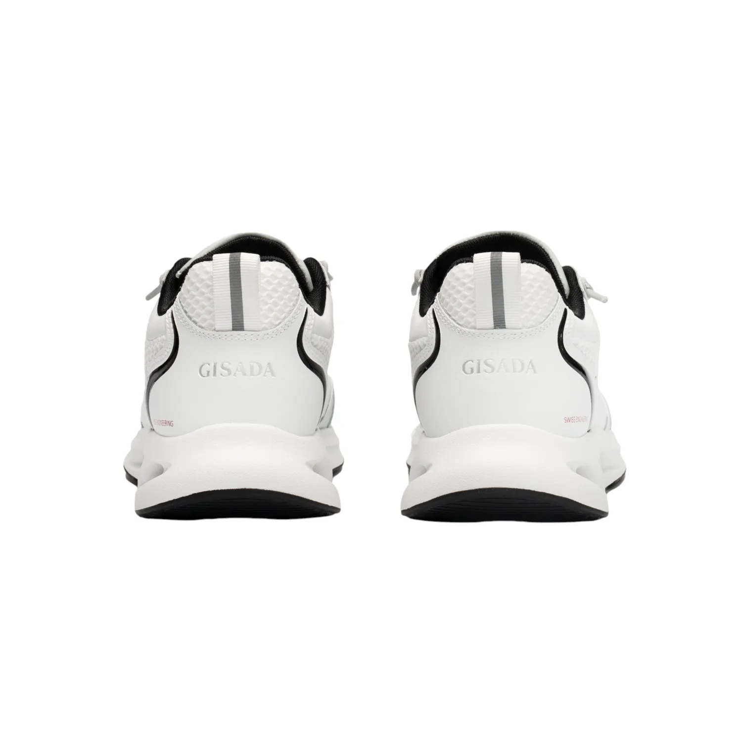 Gisada Runner 16000 sneakers hvit grå svart pustende
