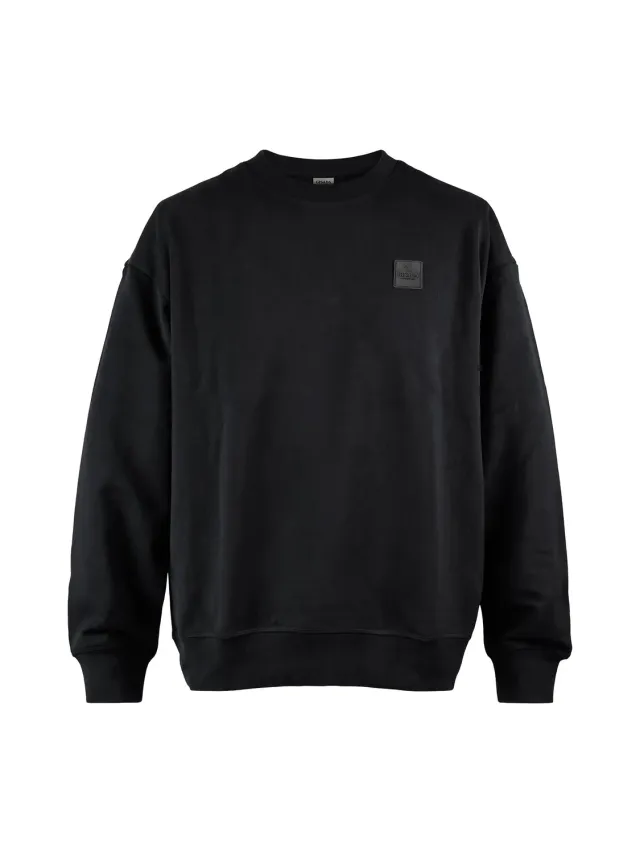 Gisada Sweatshirt genser sort bomull riviera