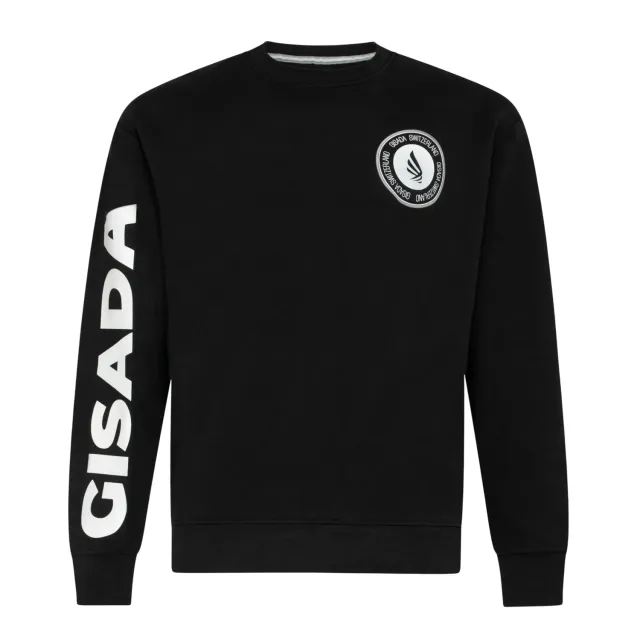 Gisada Rio 3002 Gensersvart regular fit mellomtykk bomull
