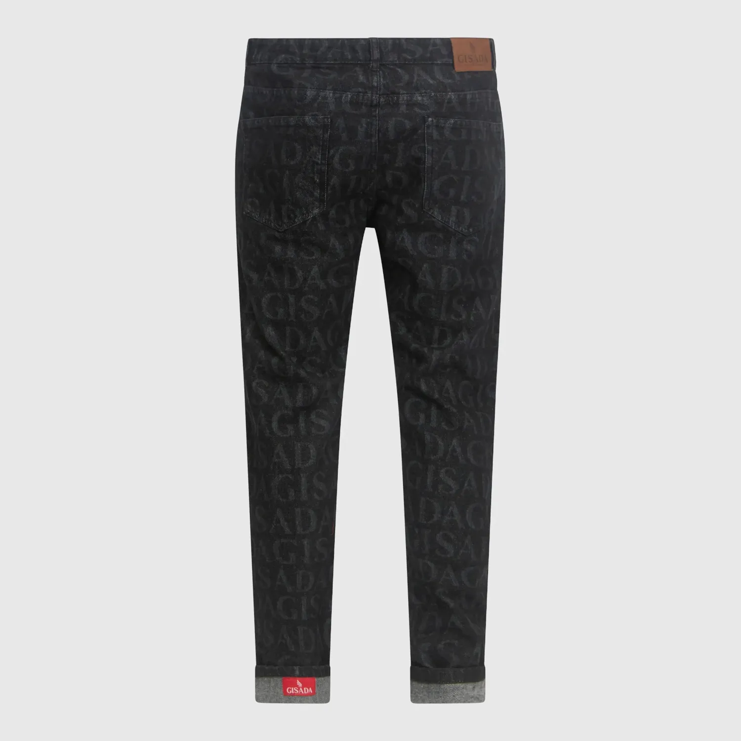 Gisada Slim Denim jeans svart 32 laserprint
