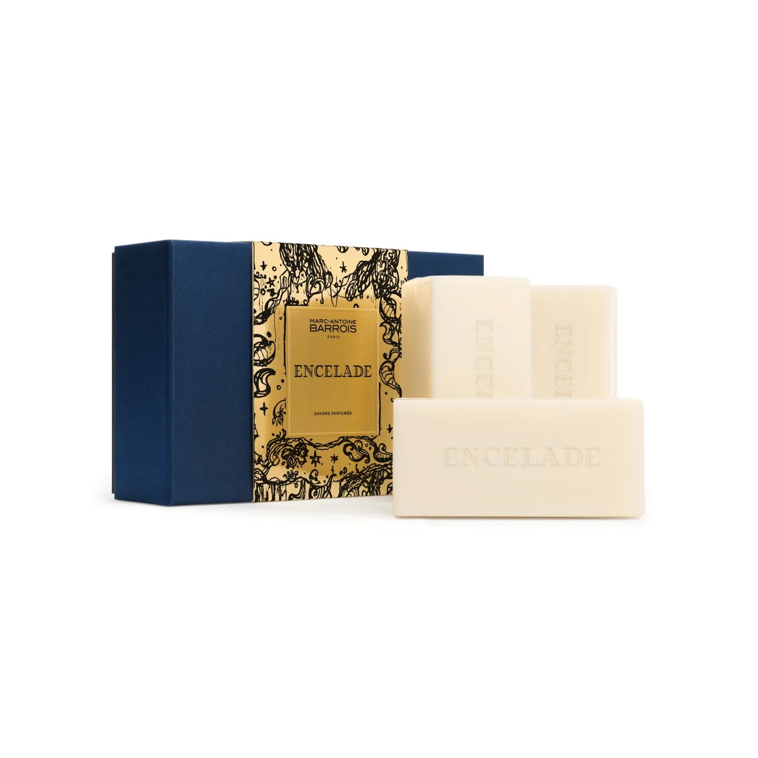 Marc Antoine Barrois Encelade duftsåpe 3x170 g tre