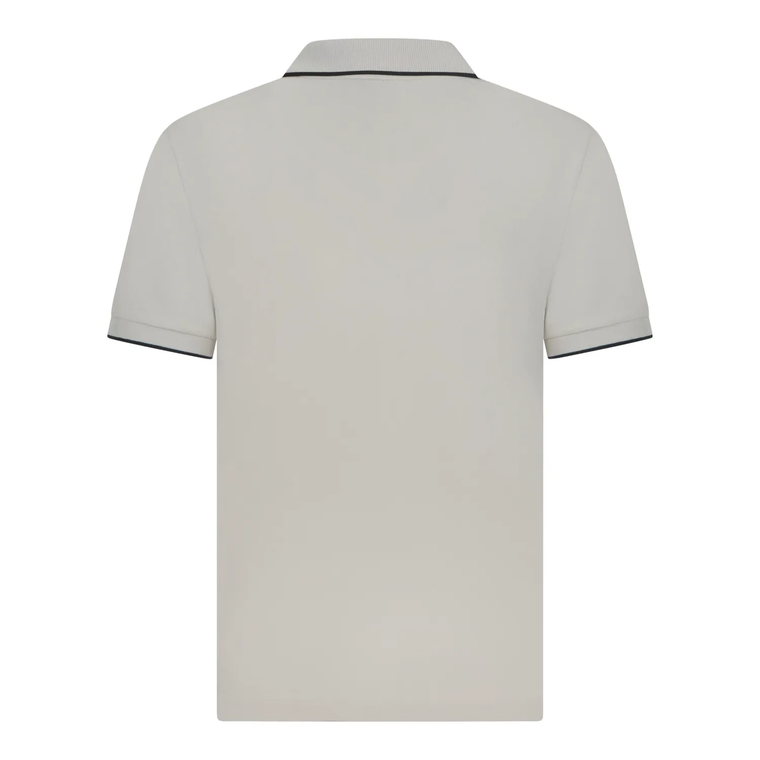 Gisada 2009 polo beige/svart kontrast bomull