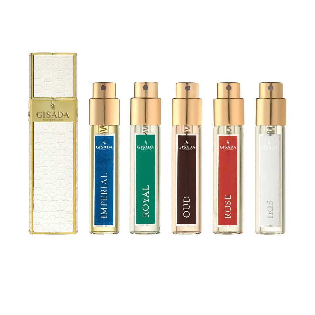 Gisada Luxury Fragrance Travel Set parfyme svart – unisex