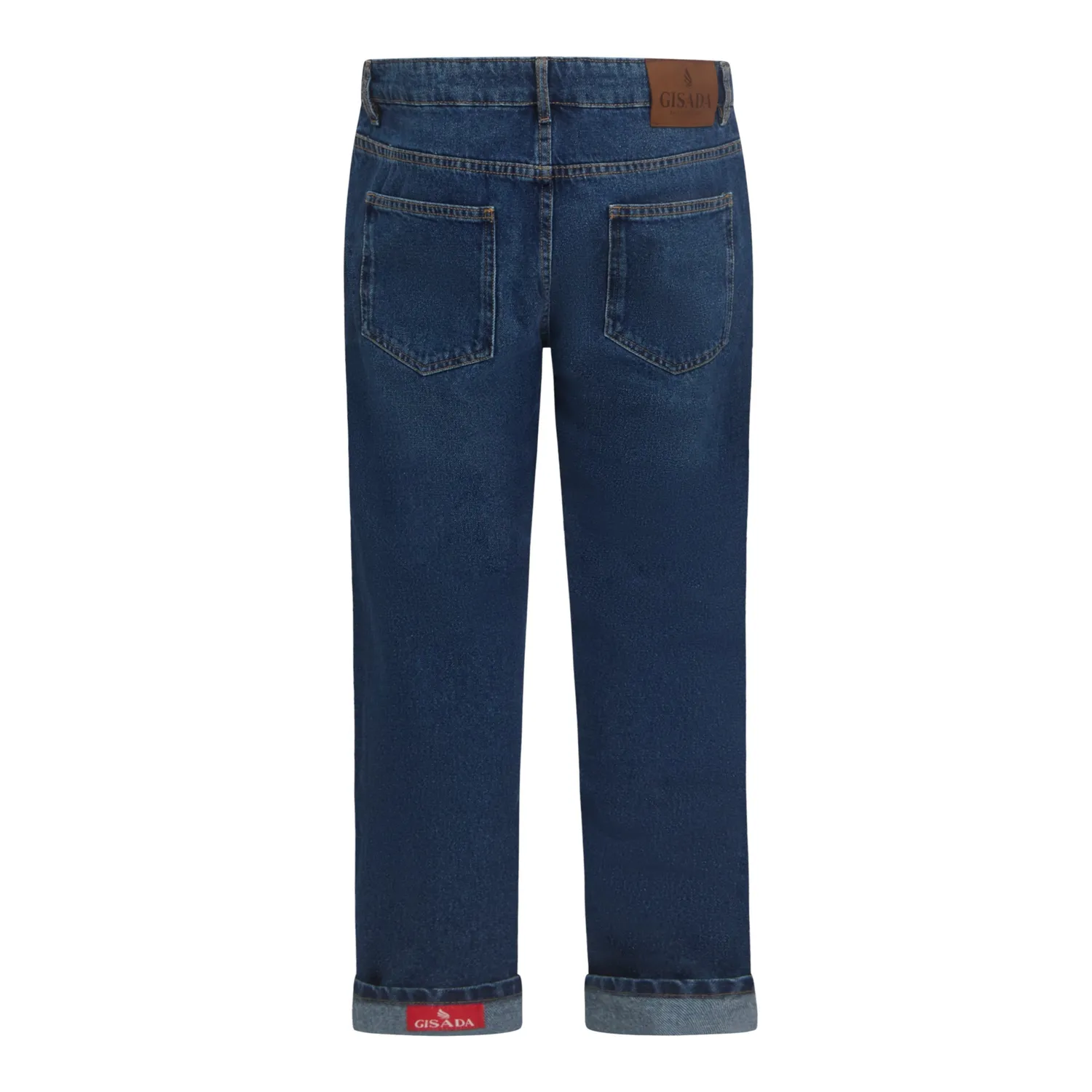 Gisada 1105 jeans denim vasket blå regular