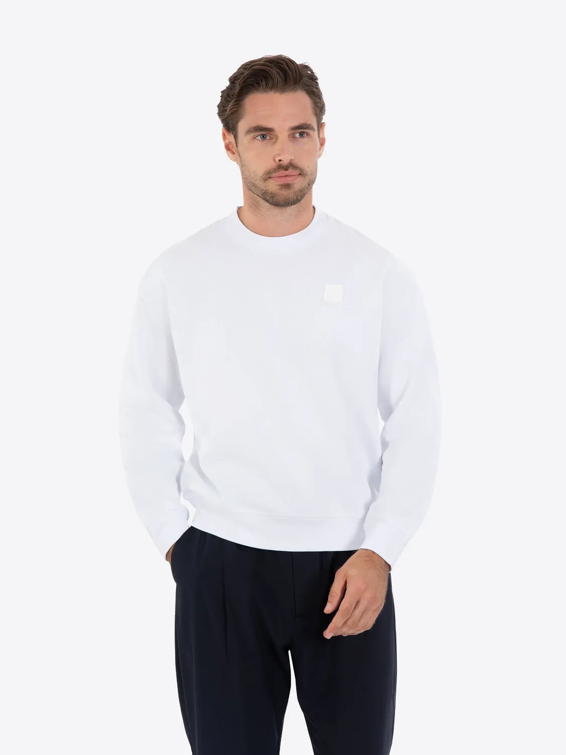 Gisada sweatshirt hvit bomull riviera print