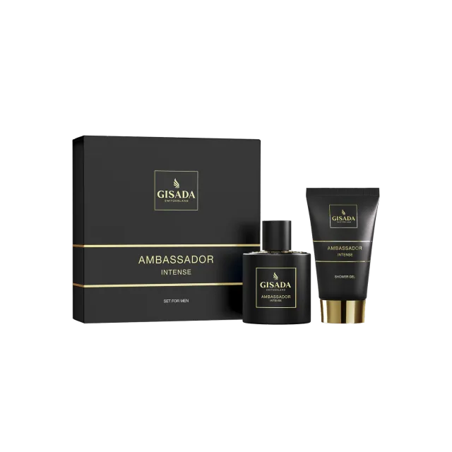 Gisada Ambassador Intense parfyme gavesett herre