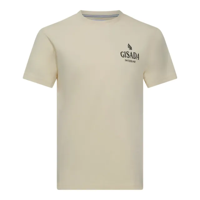 Gisada Paris 1002 t-skjorte beige bomull herre