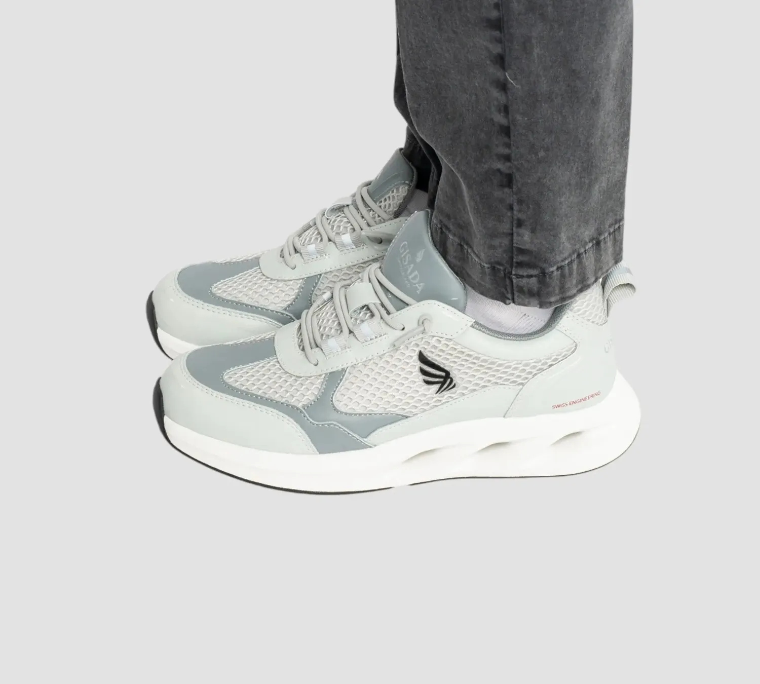 Gisada Runner 16000 sneakers grå mesh unisex