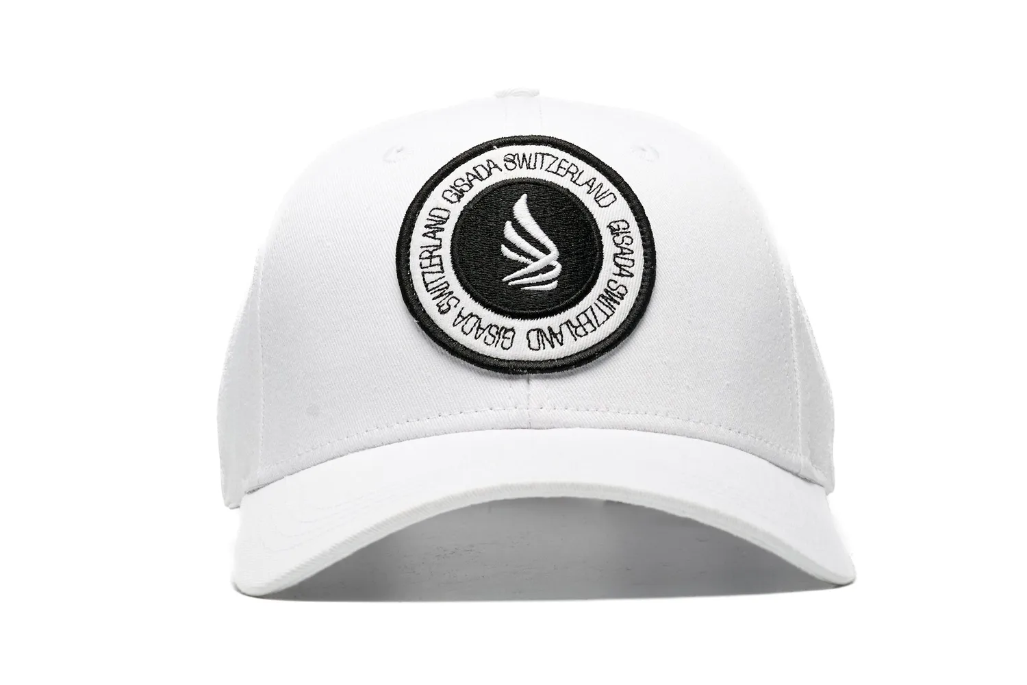 Gisada 8001 caps svart bomullstvilling badge