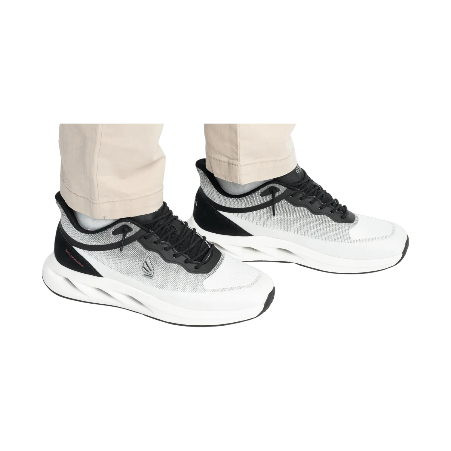 Gisada Runner sneakers White/Black lav
