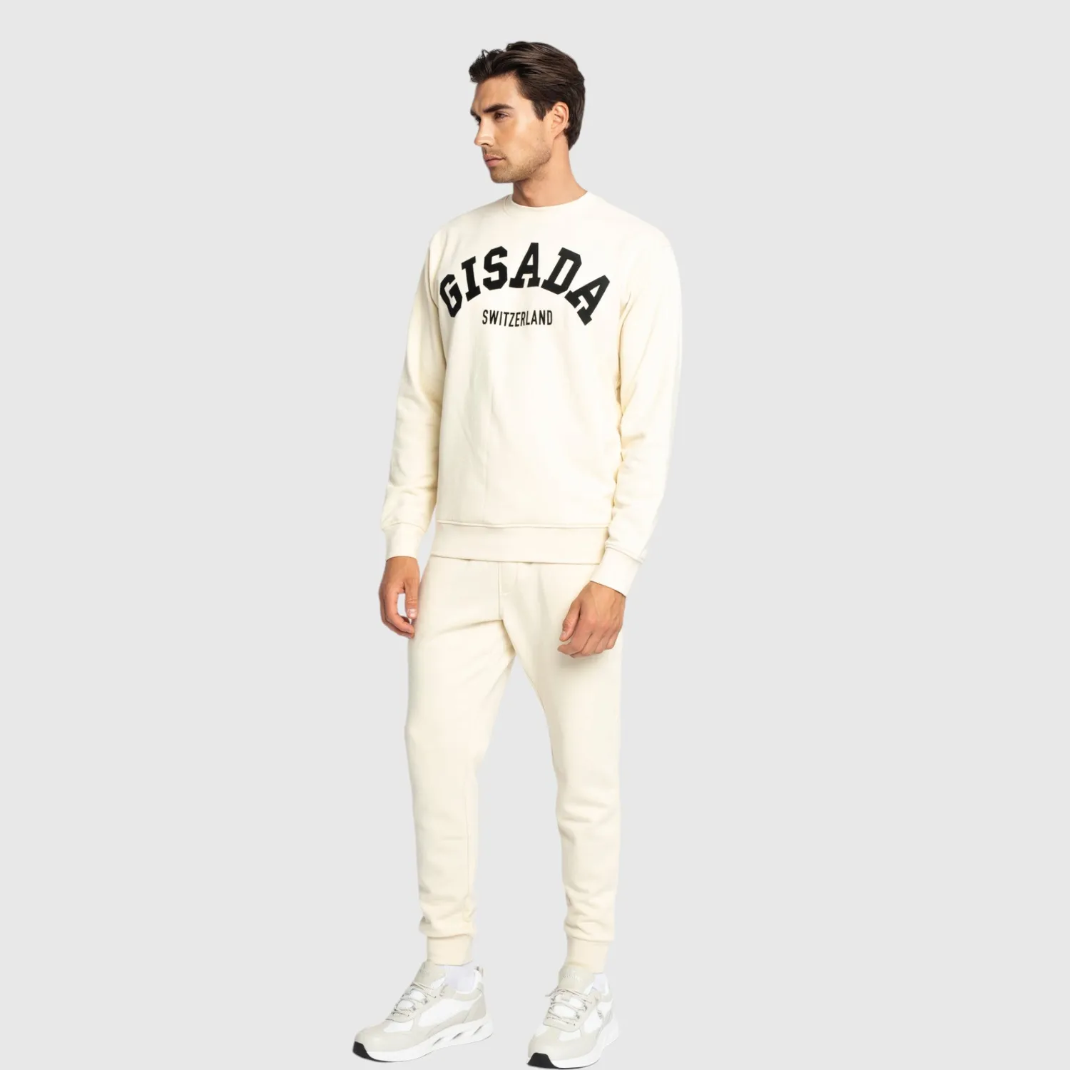 Gisada Rio 3001 sweatshirt beige bomull